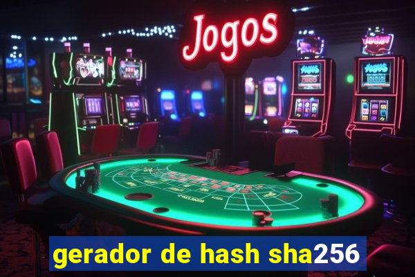 gerador de hash sha256